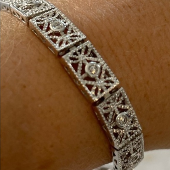 Vintage sterling bracelet - Picture 3 of 4